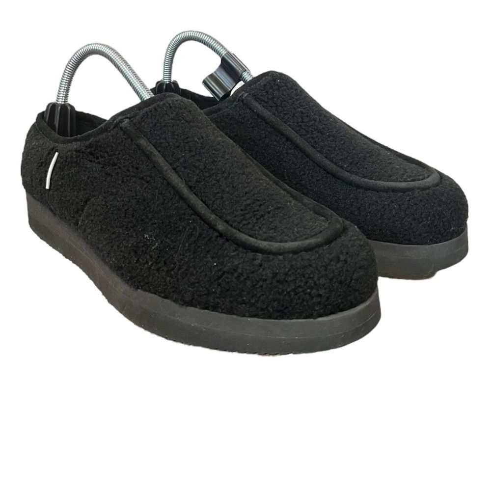 NWOB P448 | Women’s Black Bubble Genuine Shearling Slippers 41 9‎